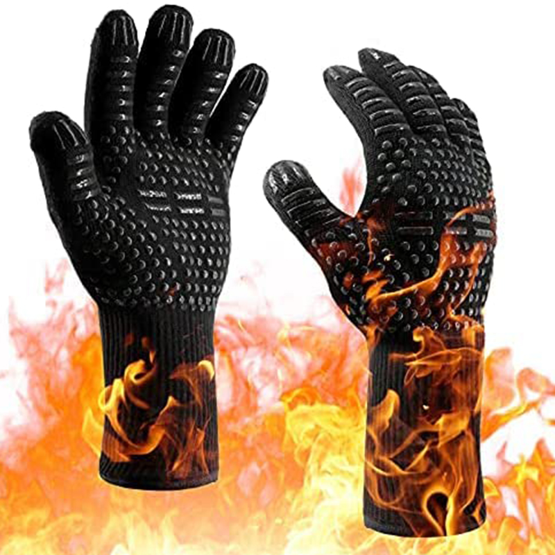 Heat Resistant Glove - 1 Para Rękawic Kuchennych, Ognioodporne, Termoodporne,