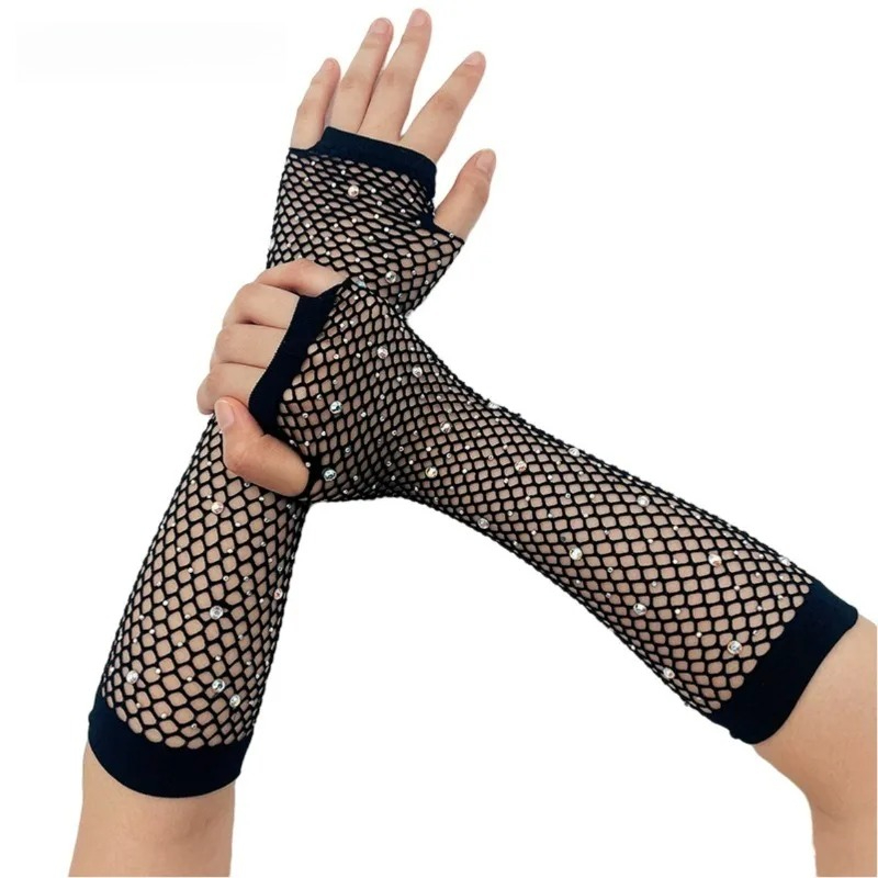 Fingerless Glove Knit - Oddychające rękawiczki bez palców z siateczki