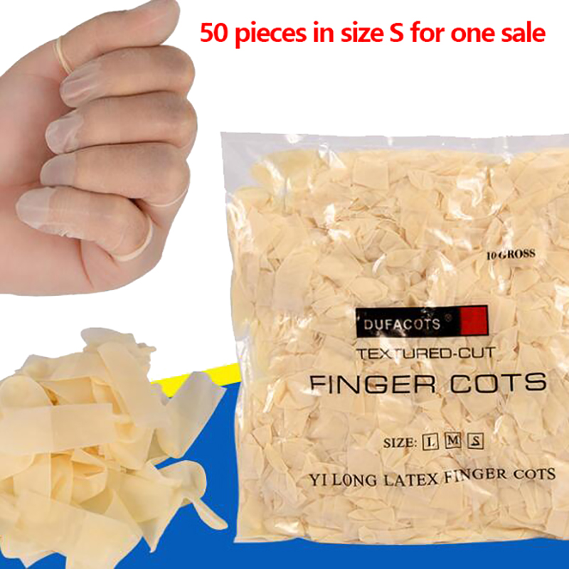 Latex Disposable Glove - Nowe 50 sztuk/opakowanie Jednorazowe lateksowe nakładki