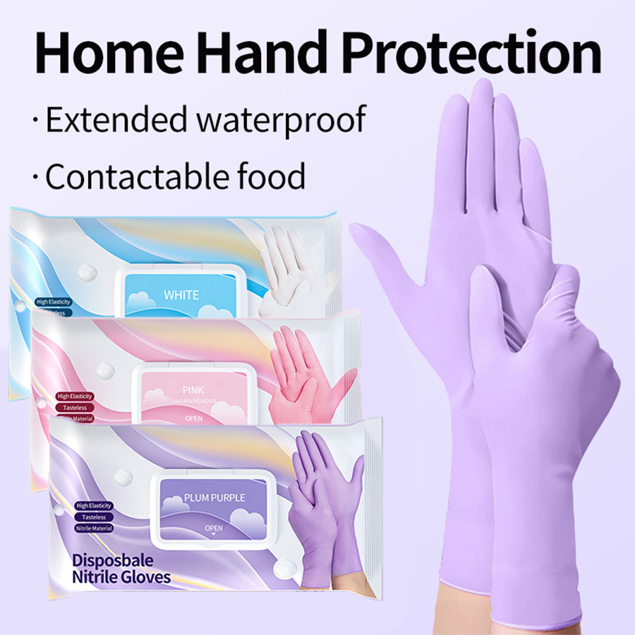 Exam Glove Nitrile - Jednorazowe nitrylowe rękawice czyszczące Bez lateksu