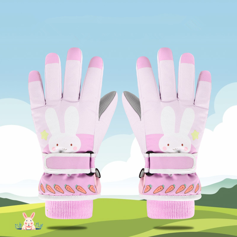 Winter Glove Insulated - Dziecięce zimowe rękawice narciarskie, wodoodporne, ocieplane
