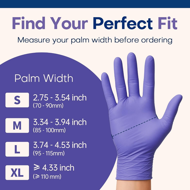 50/100 szt. Fioletowe Rękawice – Exam Glove Nitrile recenzja i cena