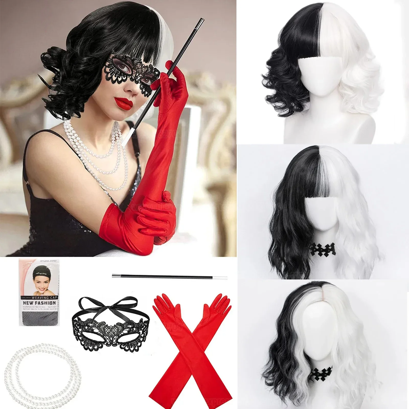 Anime Cruella de Vil Cosplay W – Heat Resistant Glove recenzja i cena