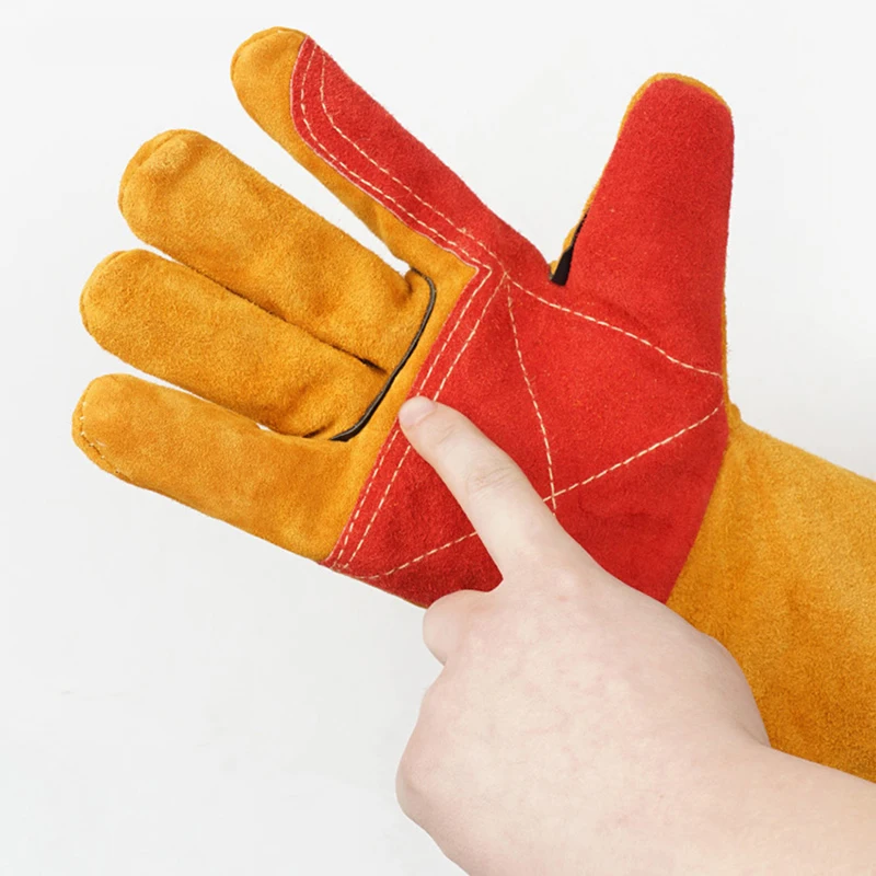 Skórzane rękawice spawalnicze  – Heat Resistant Glove recenzja i cena