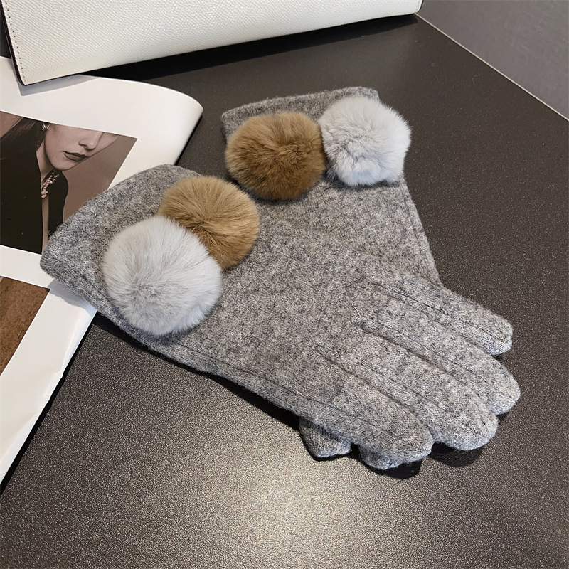 Rękawiczki damskie wełniane w  – Wool Glove Lined recenzja i cena