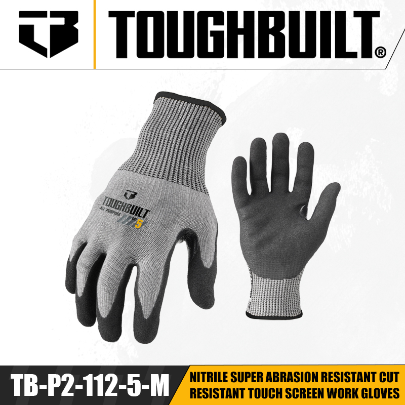 TOUGHBUILT TB-P2-112-5-L/S/M R – Nitrile Mechanic Glove recenzja i cena
