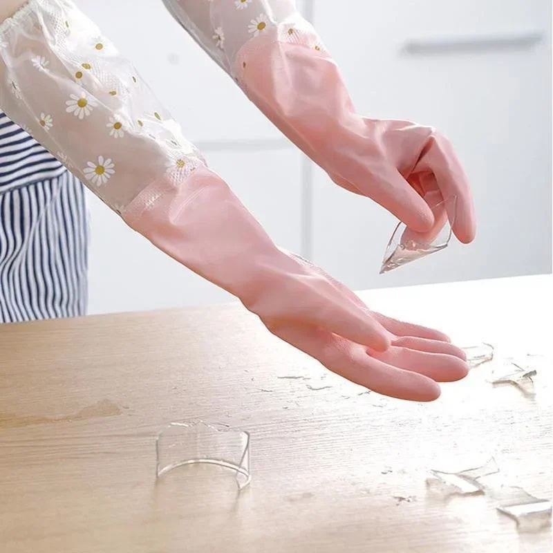 Długie gumowe rękawice do prac – Dish Glove Rubber recenzja i cena