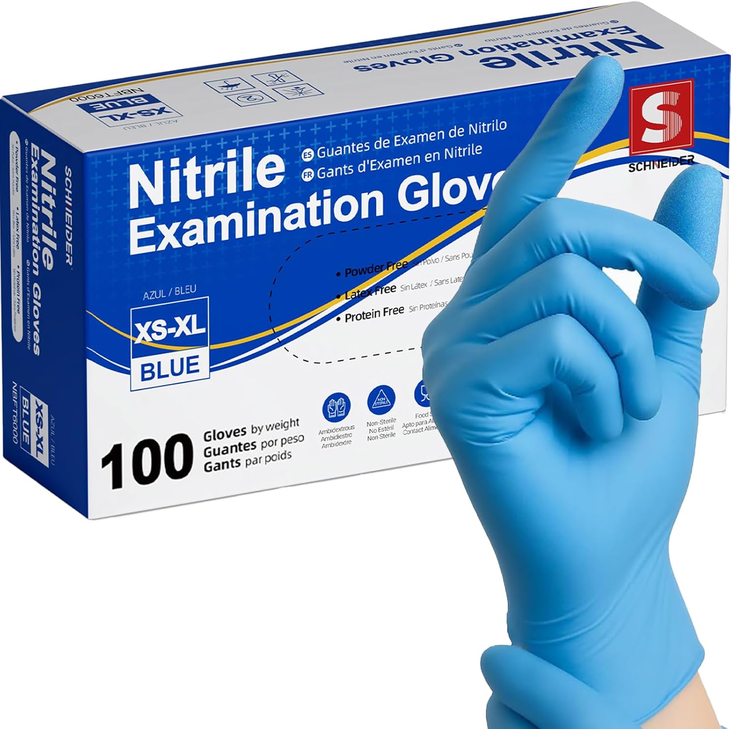 Rękawice nitrilowe medyczne, 1 – Exam Glove Nitrile recenzja i cena