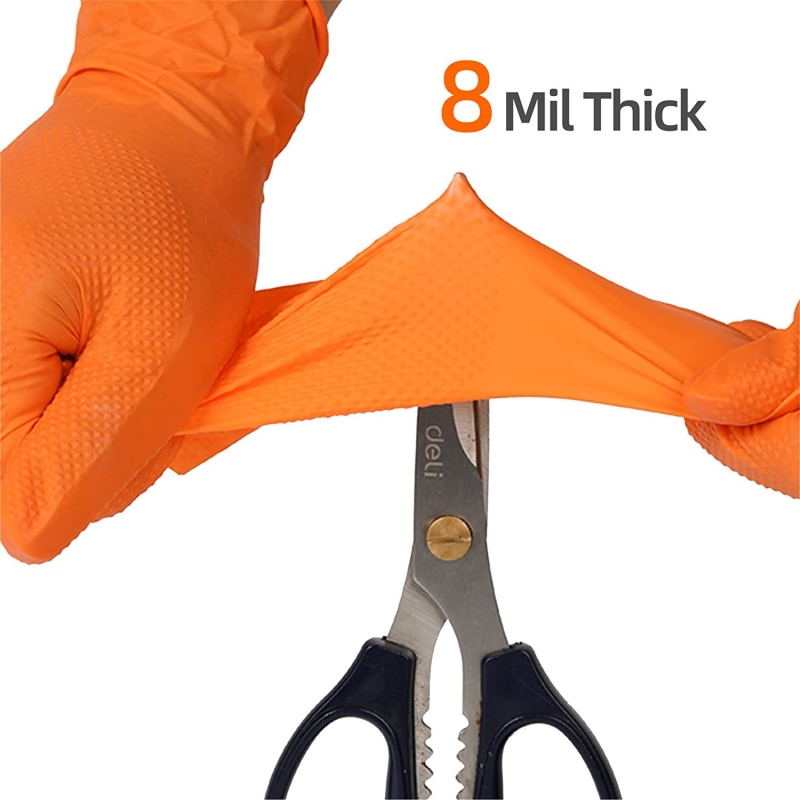 Rękawice nitrylowe 8mil Grube  – Nitrile Mechanic Glove recenzja i cena