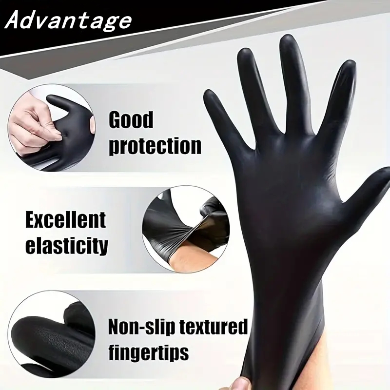 20 szt. Czarne jednorazowe ręk – Nitrile Mechanic Glove recenzja i cena