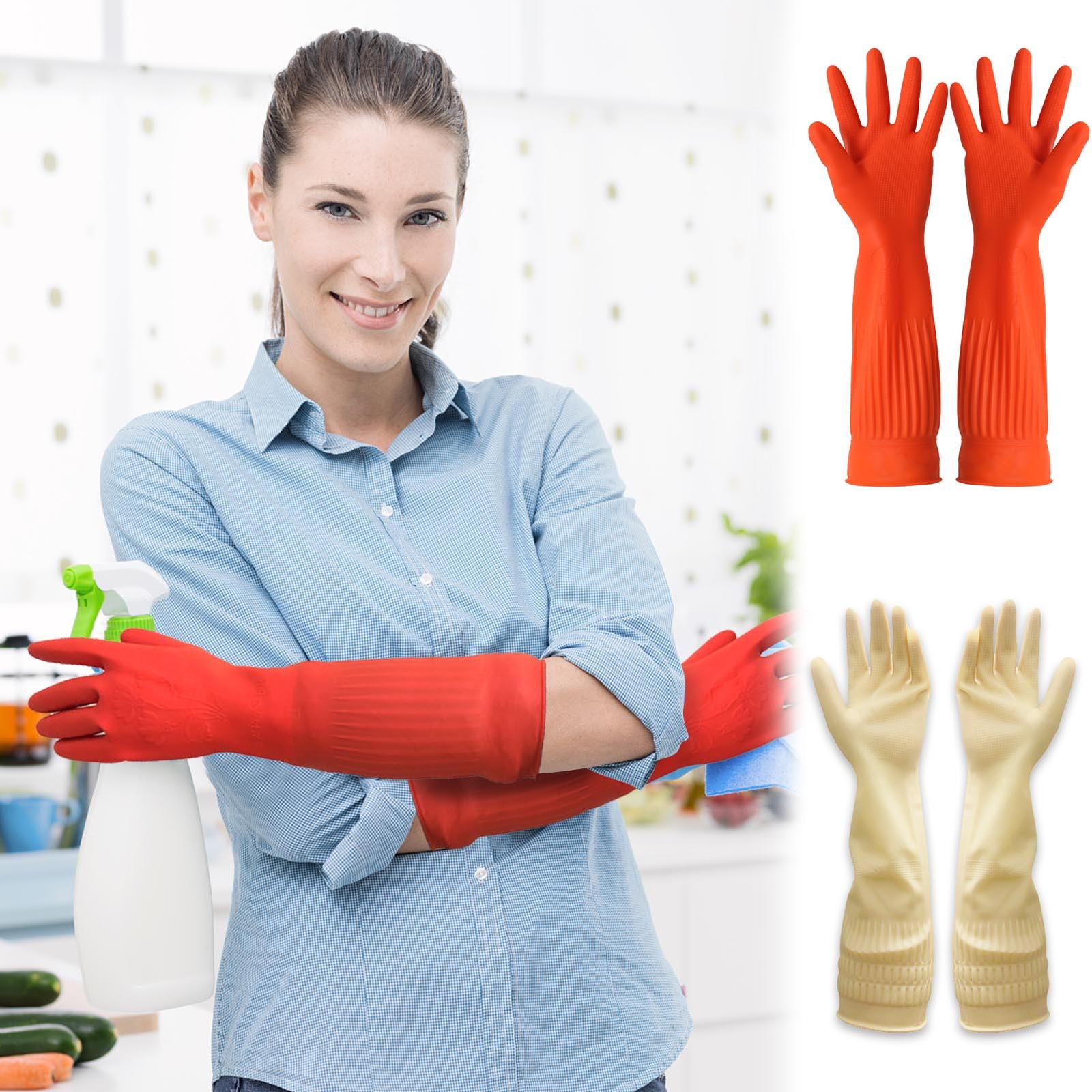 1 para elastycznych wygodnych  – Dish Glove Rubber recenzja i cena
