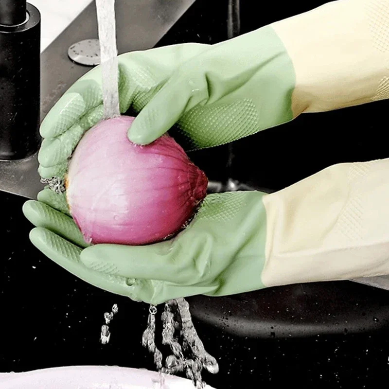 Grube rękawice kuchenne, rękaw – Rubber Glove Cleaning recenzja i cena