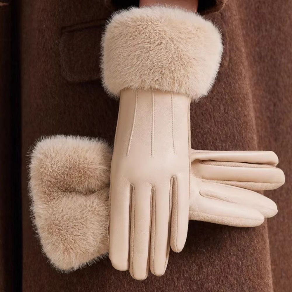 Damskie skórzane rękawiczki z  – Winter Glove Insulated recenzja i cena