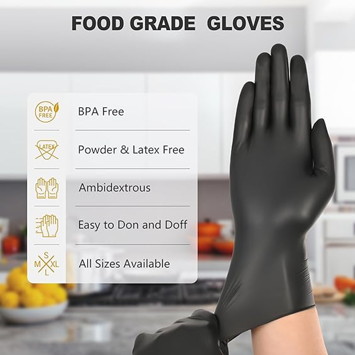 Wytrzymałe czarne jednorazowe  – Nitrile Mechanic Glove recenzja i cena