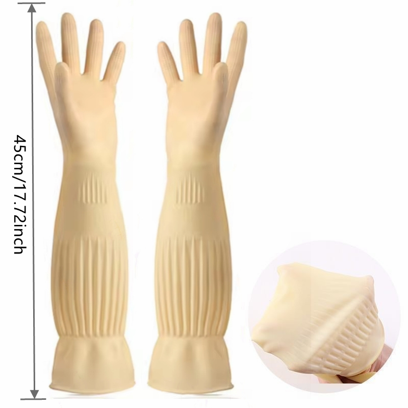 Długie, wielorazowe gumowe ręk – Dish Glove Rubber recenzja i cena