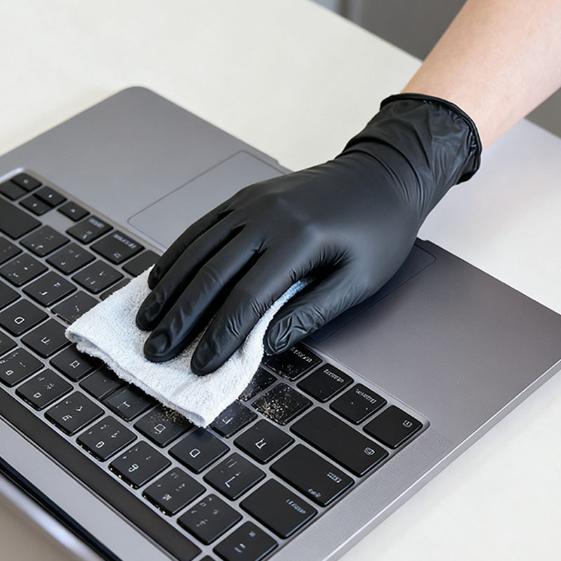 10/50/100 SZTUK Czarne Jednora – Nitrile Mechanic Glove recenzja i cena